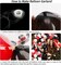 129pcs Red Black White Balloons Confetti Garland Arch Kit for Graduation BBQ Casino Theme Party Decorations Poker Card Racing Car Birthday Supplies